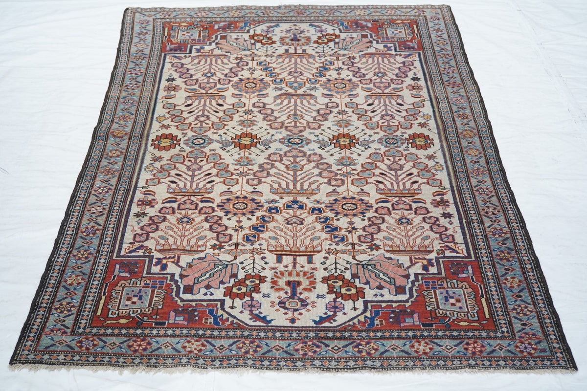 Antique Malayer Rug 4'2'' x 6'6''