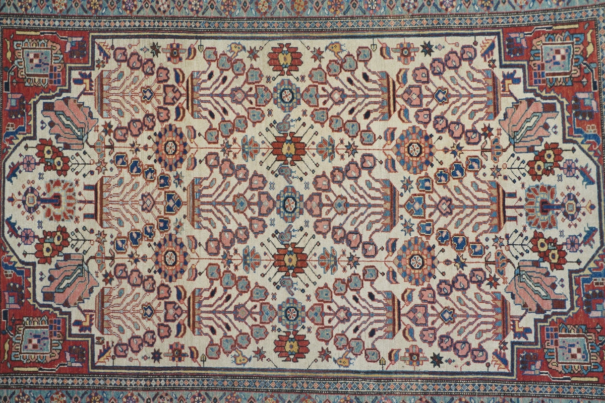Antique Malayer Rug 4'2'' x 6'6''