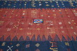 Antique Caucasion Verheh Kilim Rug 5'4'' x 6'11''