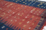 Antique Caucasion Verheh Kilim Rug 5'4'' x 6'11''