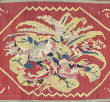 Antique Charkoy Kilim Rug 4' 0" x 5' 10''