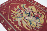 Antique Charkoy Kilim Rug 4' 0" x 5' 10''