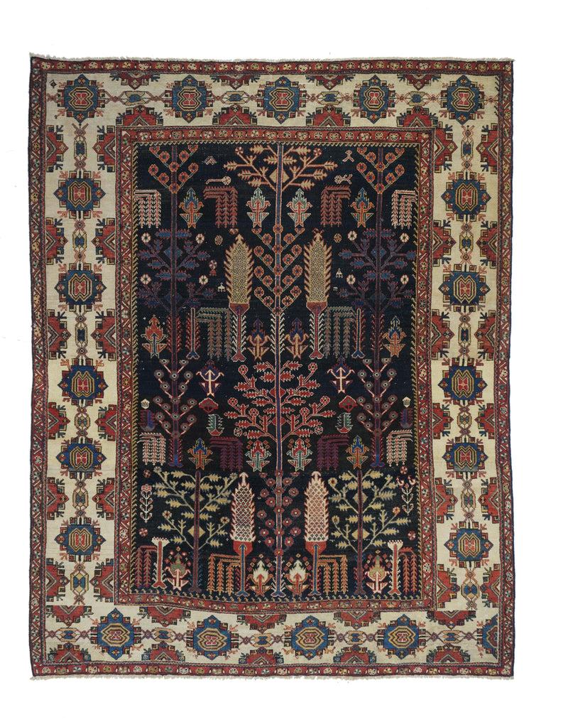 Fine Antique  Tribal Bakhtiari Rug 6'5'' x 8'1''