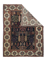 Fine Antique  Tribal Bakhtiari Rug 6'5'' x 8'1''