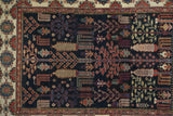 Fine Antique  Tribal Bakhtiari Rug 6'5'' x 8'1''