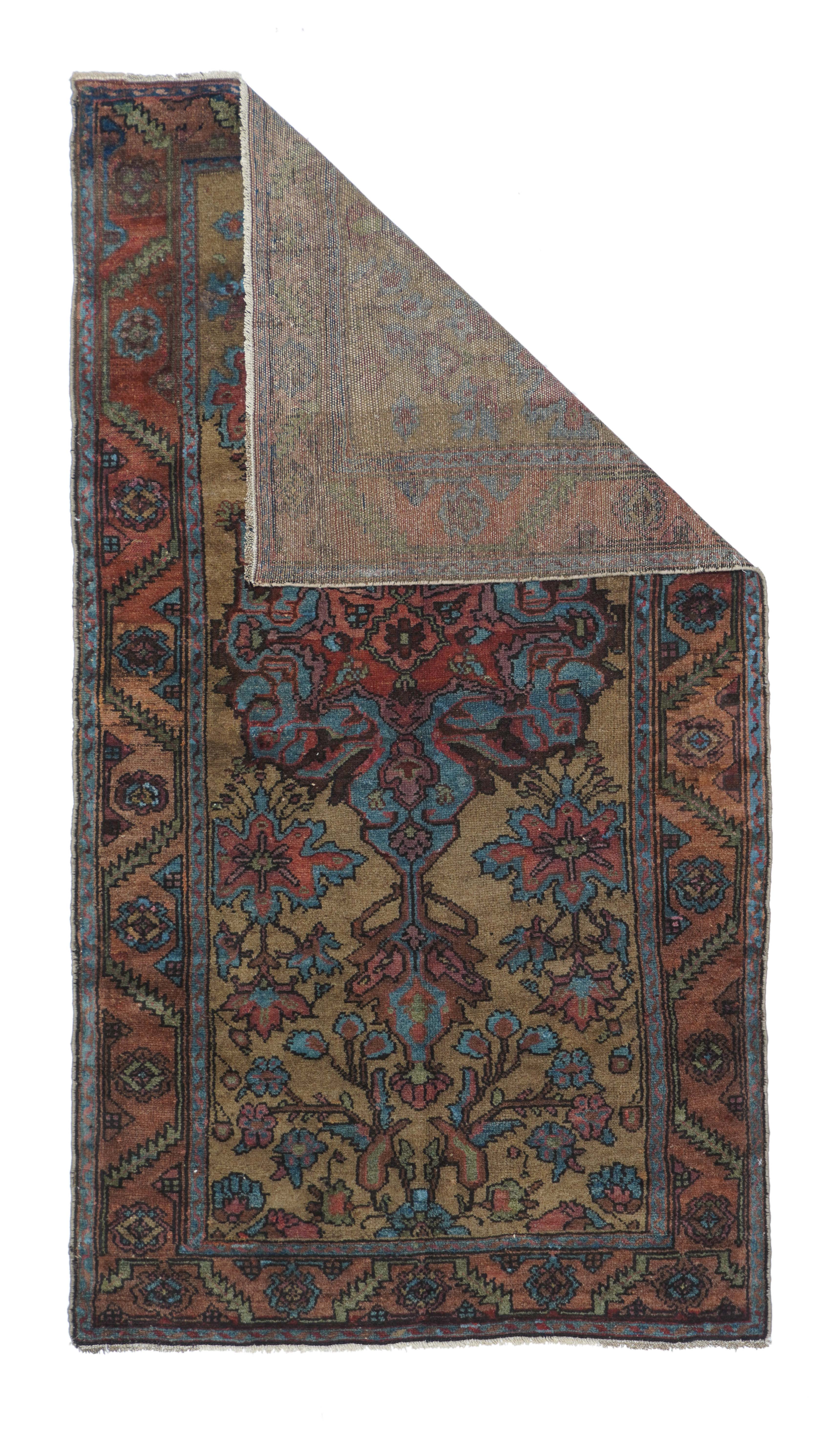 Antique Hamadan Rug 3'4'' x 6'2''