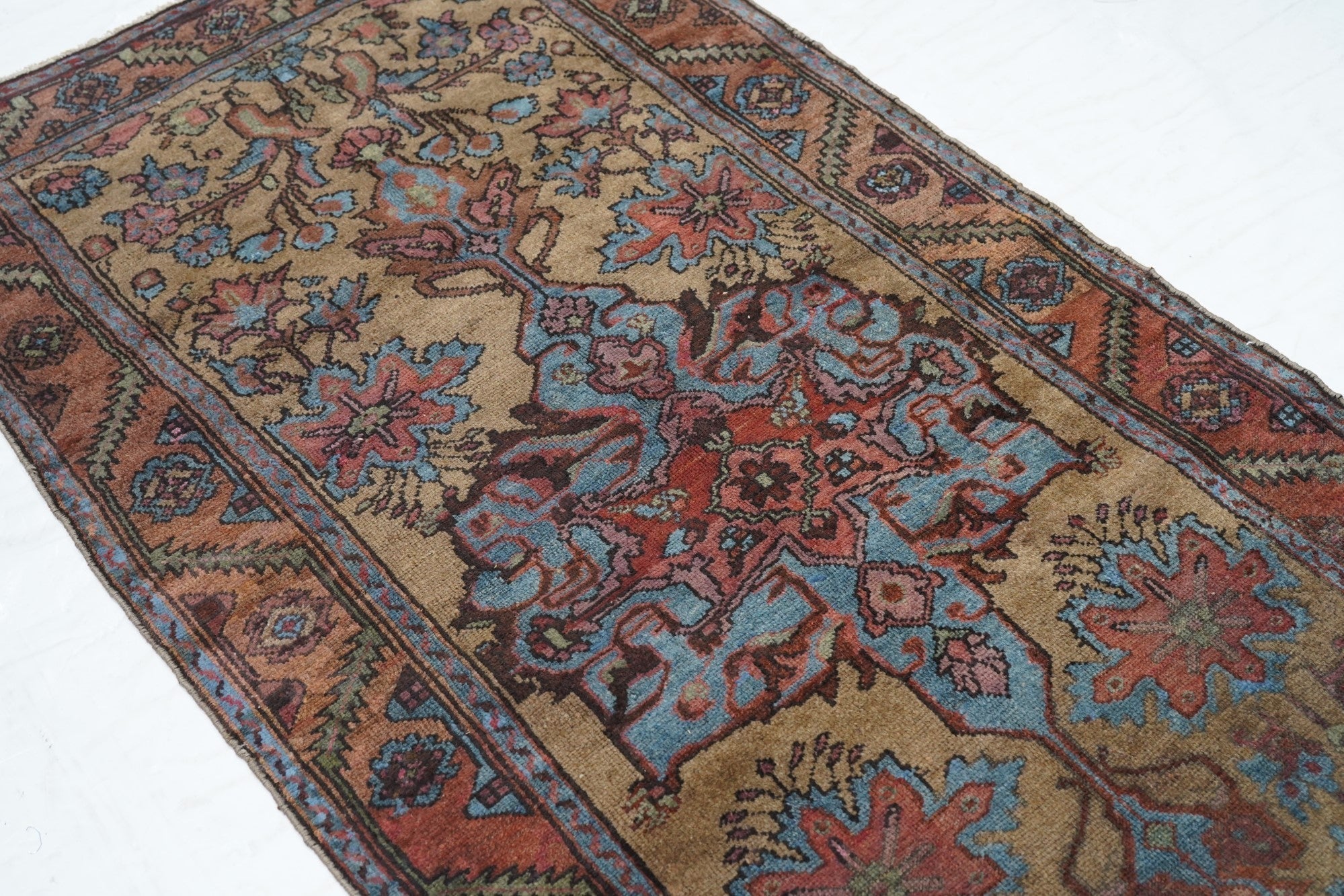 Antique Hamadan Rug 3'4'' x 6'2''