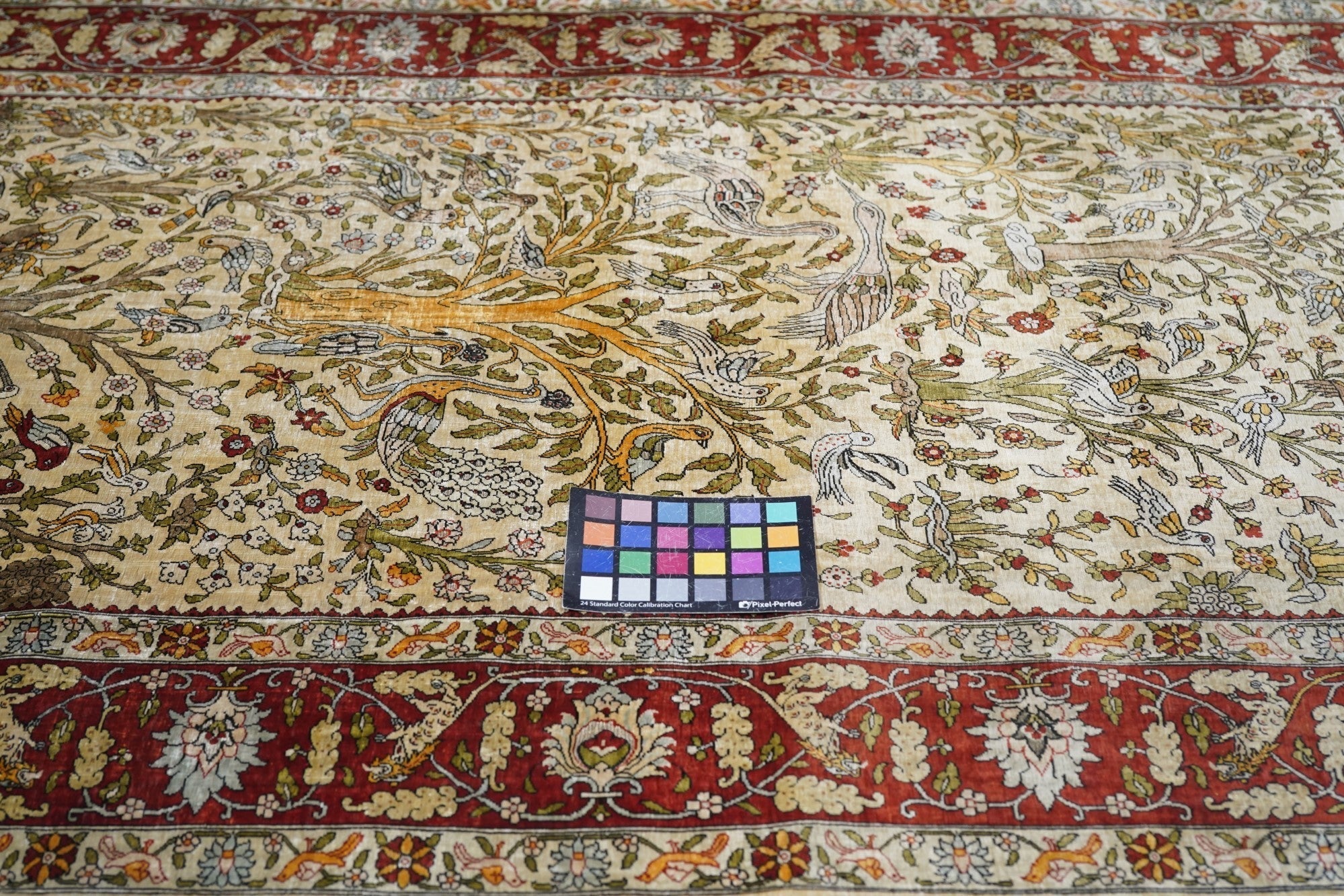 Antique Silk Turkish Hereke Rug 3'3'' x 5'1''