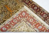 Antique Silk Turkish Hereke Rug 3'3'' x 5'1''