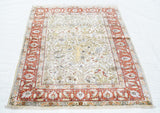 Antique Silk Turkish Hereke Rug 3'3'' x 5'1''