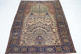 Antique Farahan Sarouk Rug 3'9'' x 6'3''