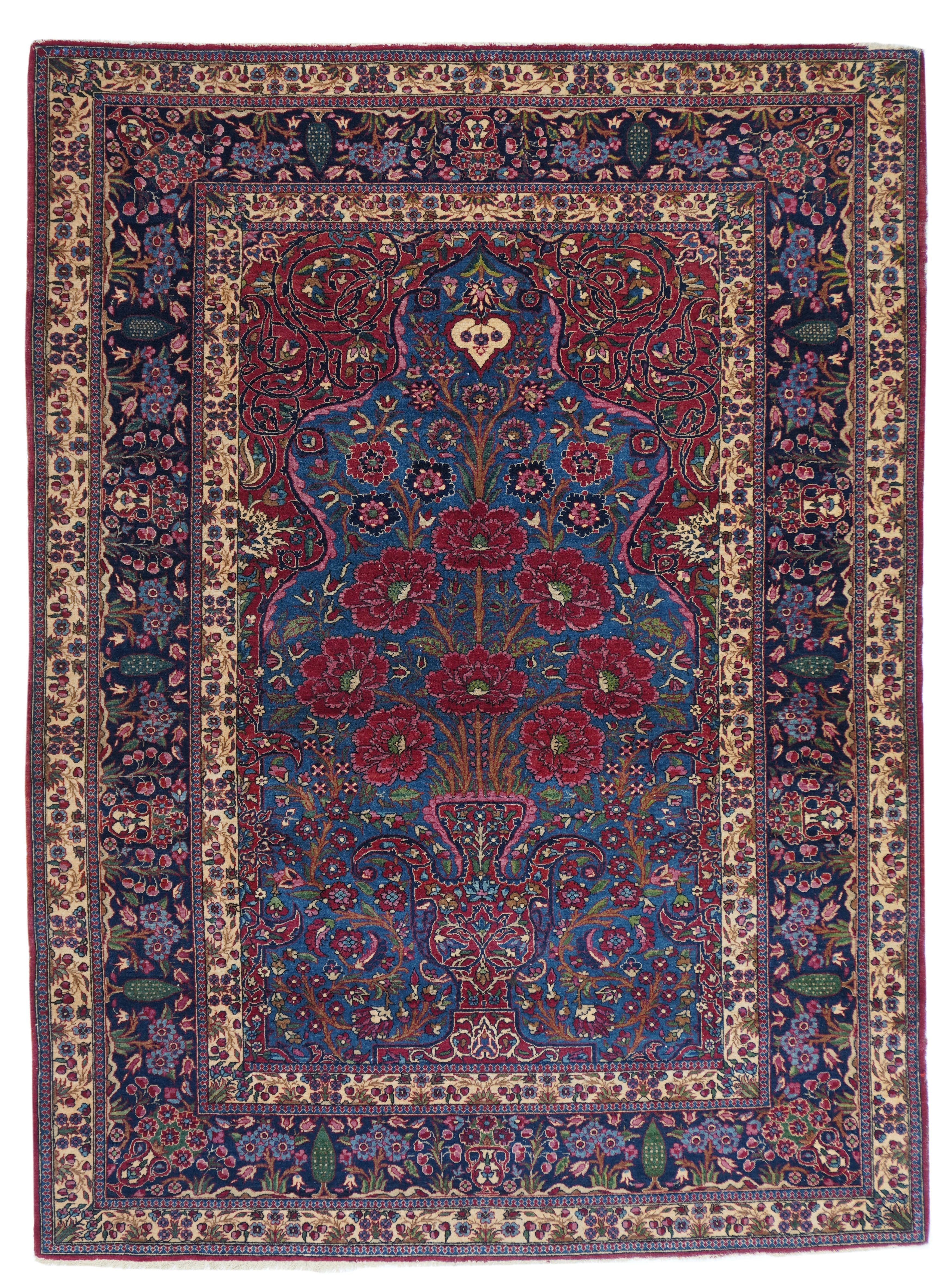 Antique Semnan Rug 4'9'' x 6'5''