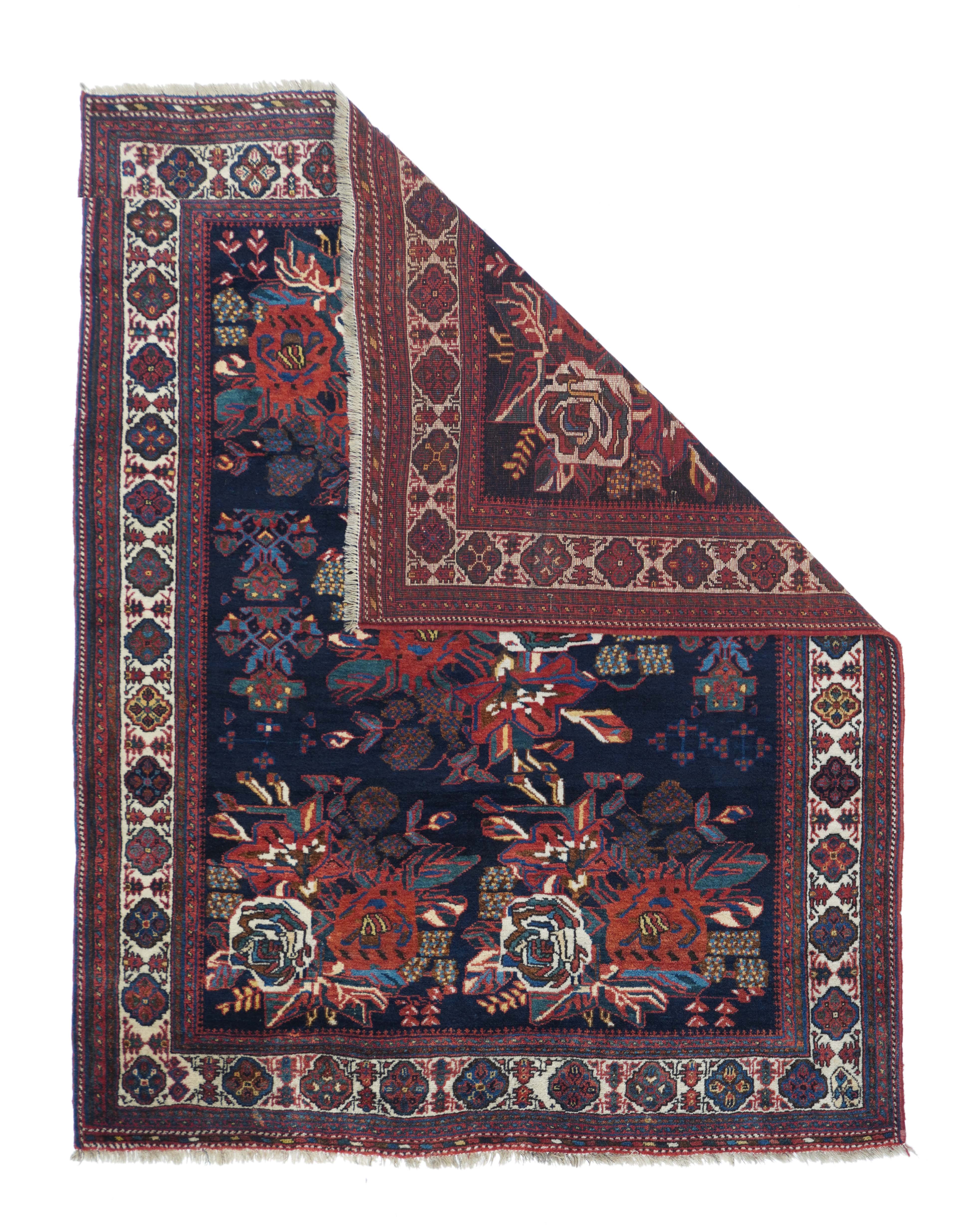 Antique Afshar Rug 4'3'' x 5'5''