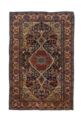 Antique Farahan Sarouk Rug 4'5'' x 6'8''