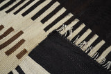 Antique Moroccan Kilim Rug 4'9" x 5' 9''