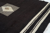 Antique Moroccan Kilim Rug 4'9" x 5' 9''
