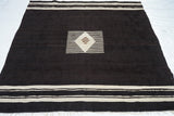 Antique Moroccan Kilim Rug 4'9" x 5' 9''