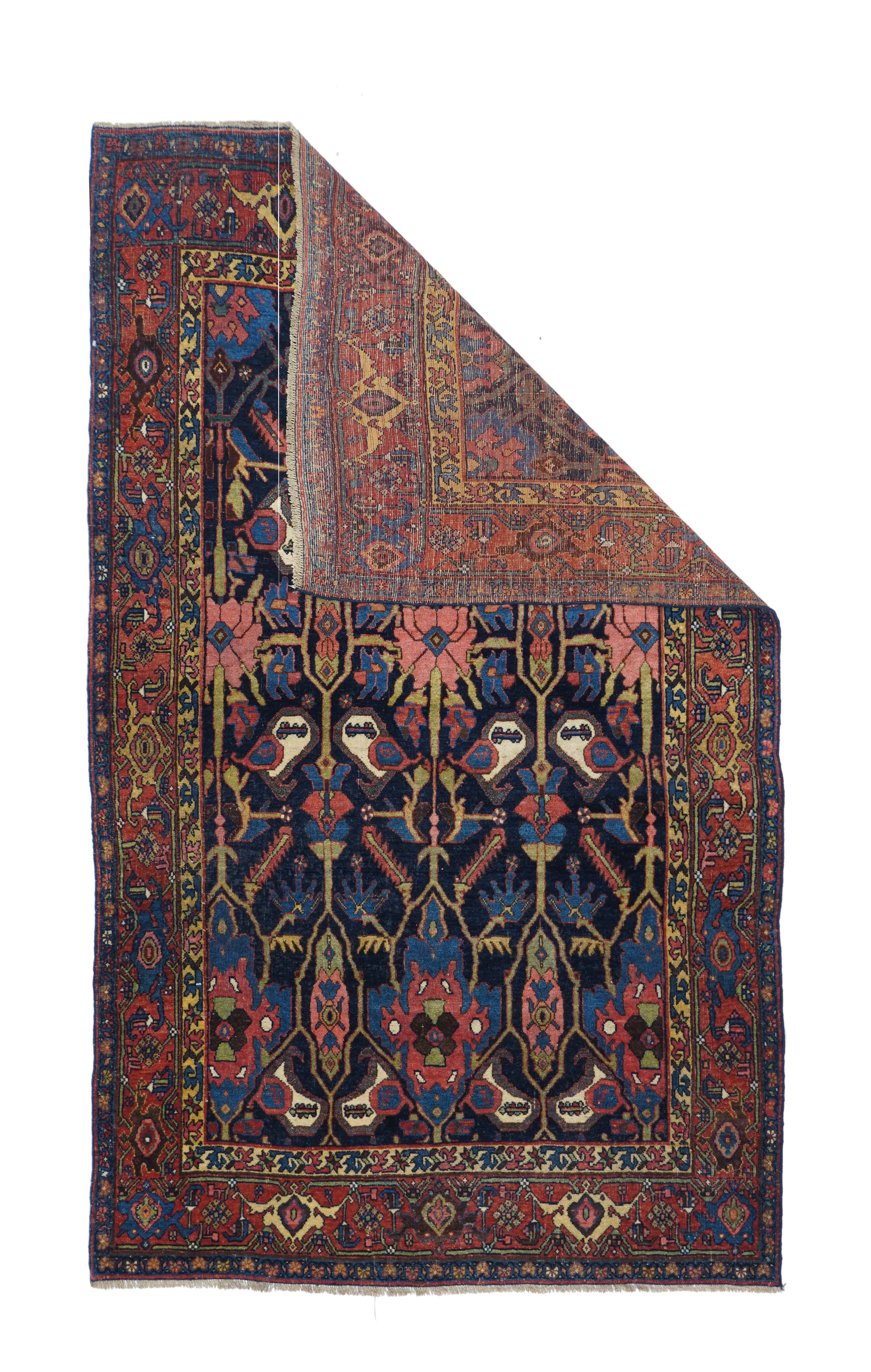 Antique Bidjar Rug 4'1'' x 6'11''