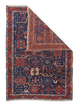 Antique Afshar Rug 4'1'' x 5'8''