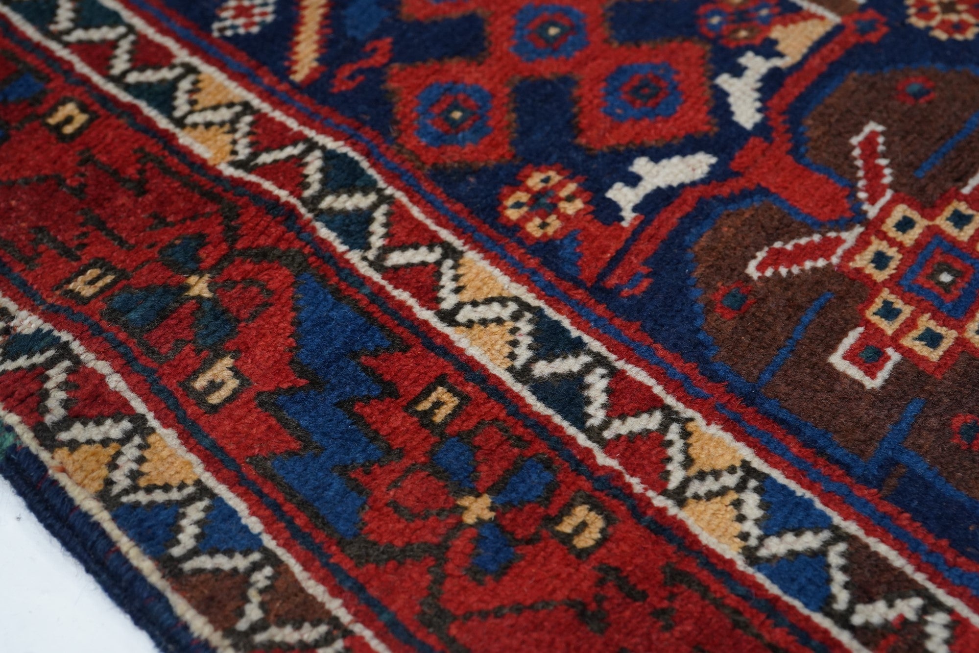 Antique Afshar Rug 4'1'' x 5'8''