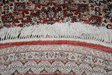 Extremely Fine Vintage Turkish Silk Hereke Oval Rug 4'10'' x 7'11''