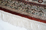 Extremely Fine Vintage Turkish Silk Hereke Oval Rug 4'10'' x 7'11''
