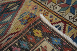 Antique Caucasian Kuba Rug 3'2'' x 4'9''