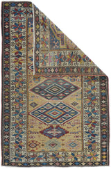 Antique Caucasian Kuba Rug 3'2'' x 4'9''