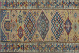 Antique Caucasian Kuba Rug 3'2'' x 4'9''