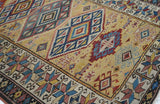 Antique Caucasian Kuba Rug 3'2'' x 4'9''