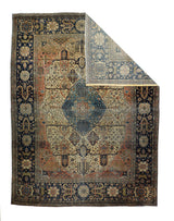 Antique Mohtasham Kashan Rug 10' 1'' x 13' 1"