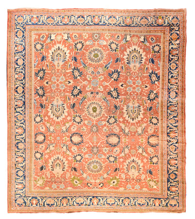 Antique Sultanabad Rug 13'8'' x 14'6''