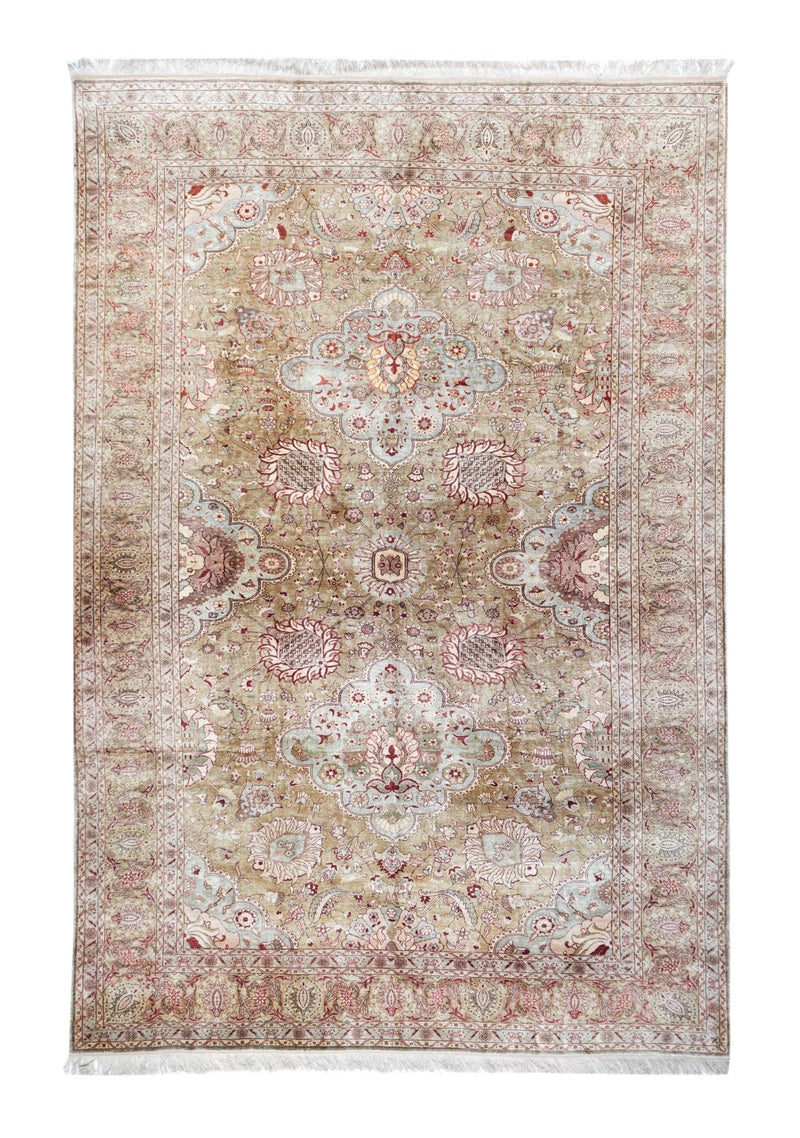 Antique Turkish Hereke Rug 6'7'' x 9'10''