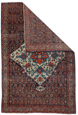 Antique Farahan Sarouk Rug 3'2'' x 4'8''