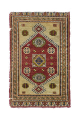 Antique Turkish Anatolian Rug 1'9'' x 2'10''