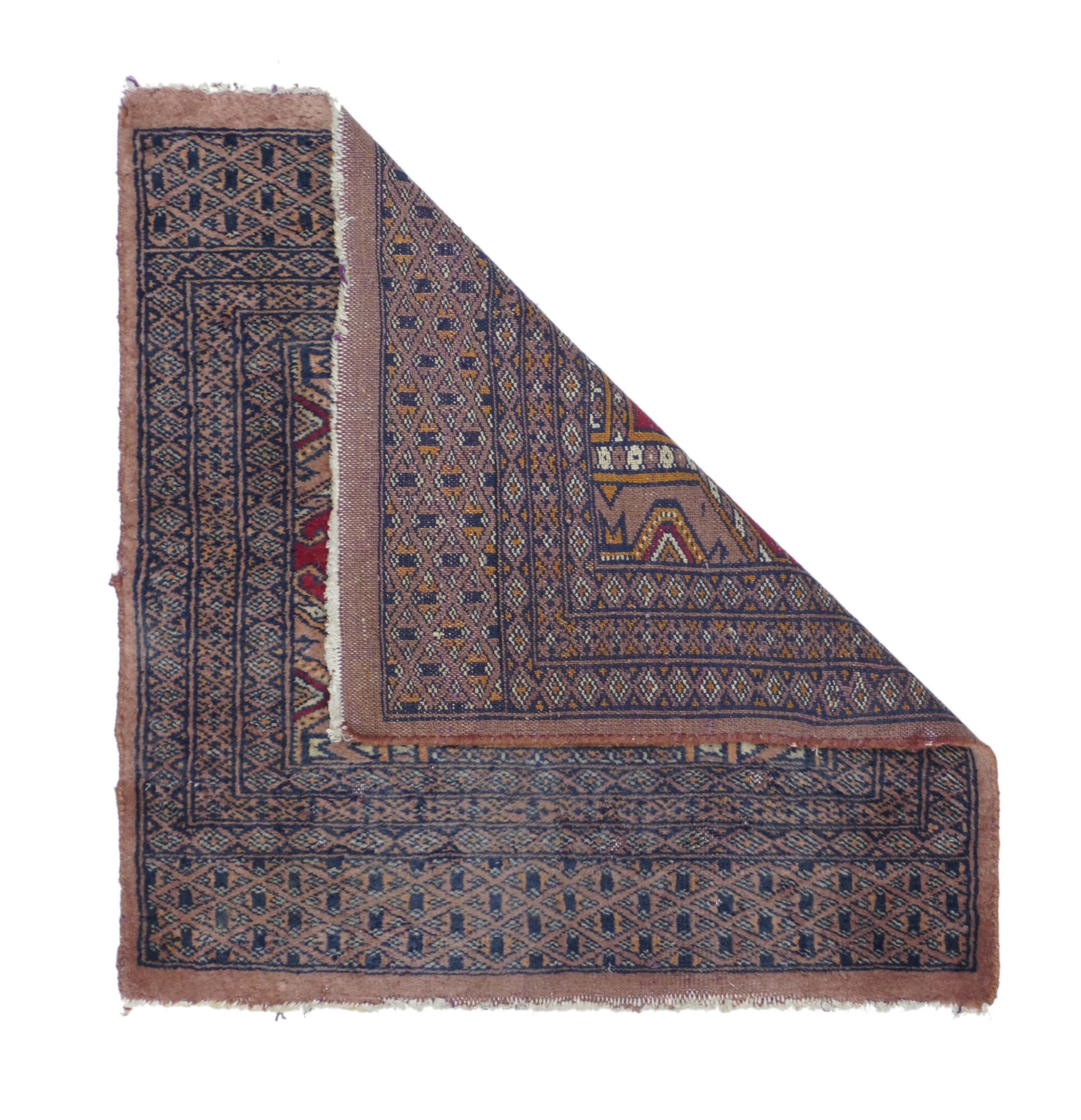 Vintage Bokara Rug 2'1'' x 2'2''