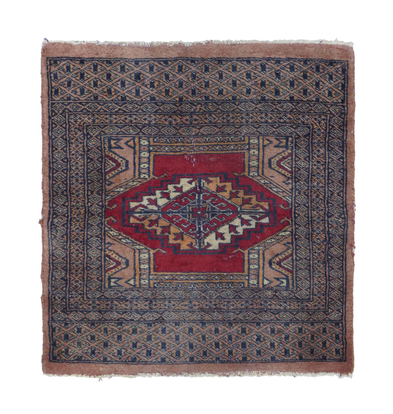 Vintage Bokara Rug 2'1'' x 2'2''