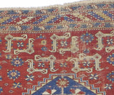 Antique Kuba Shirvan Rug 5'1" x 6' 8''