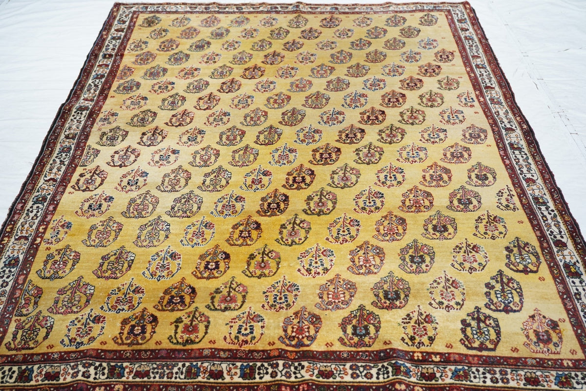Antique Gashgai Rug 5'7'' x 8'2''