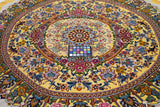 Extremely Fine  Tabriz Wool & Silk Woven Rug 4'9'' x 5'0"