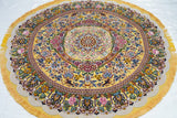 Extremely Fine  Tabriz Wool & Silk Woven Rug 4'9'' x 5'0"
