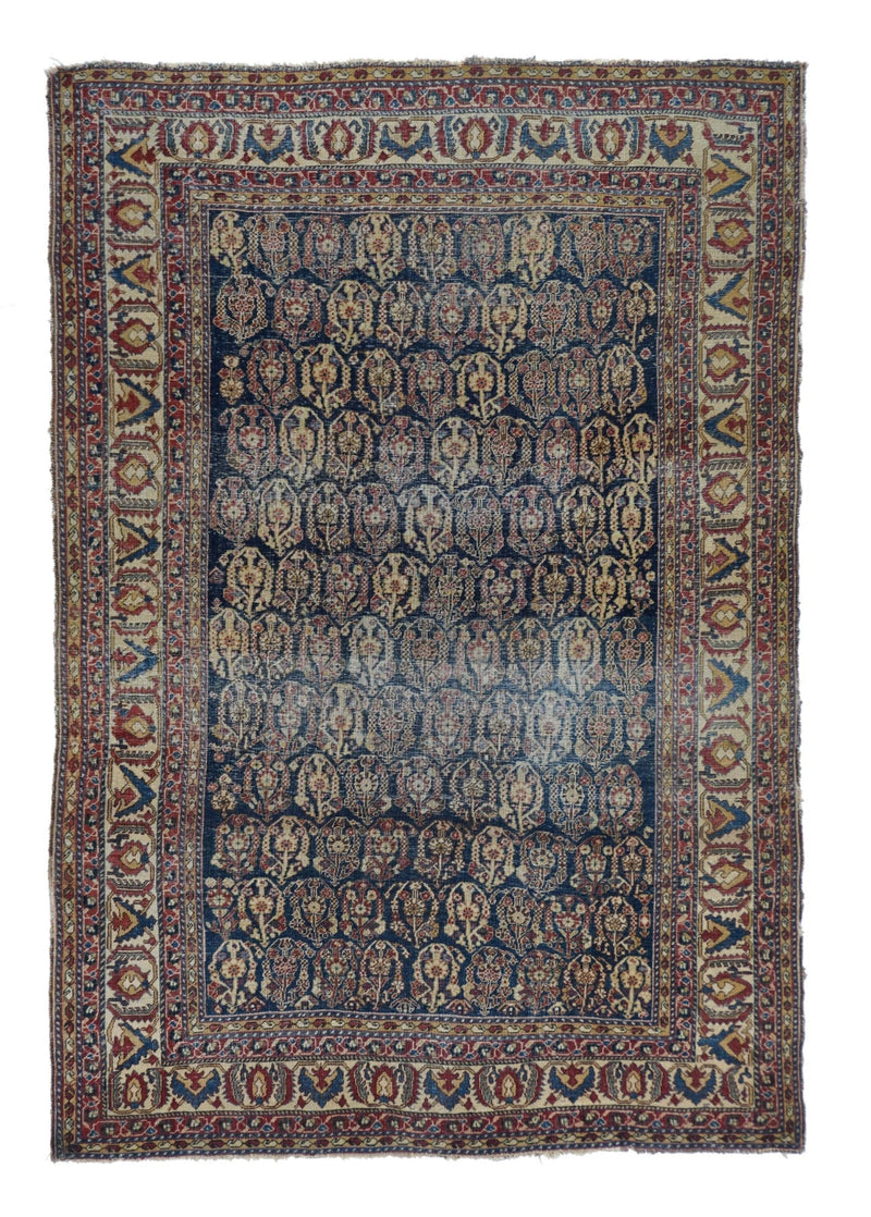 Antique Qashqai Rug 4'4'' x 6'4''