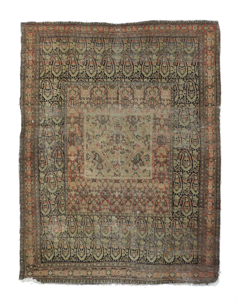 Antique Senneh Rug 3'3'' x 5'6''