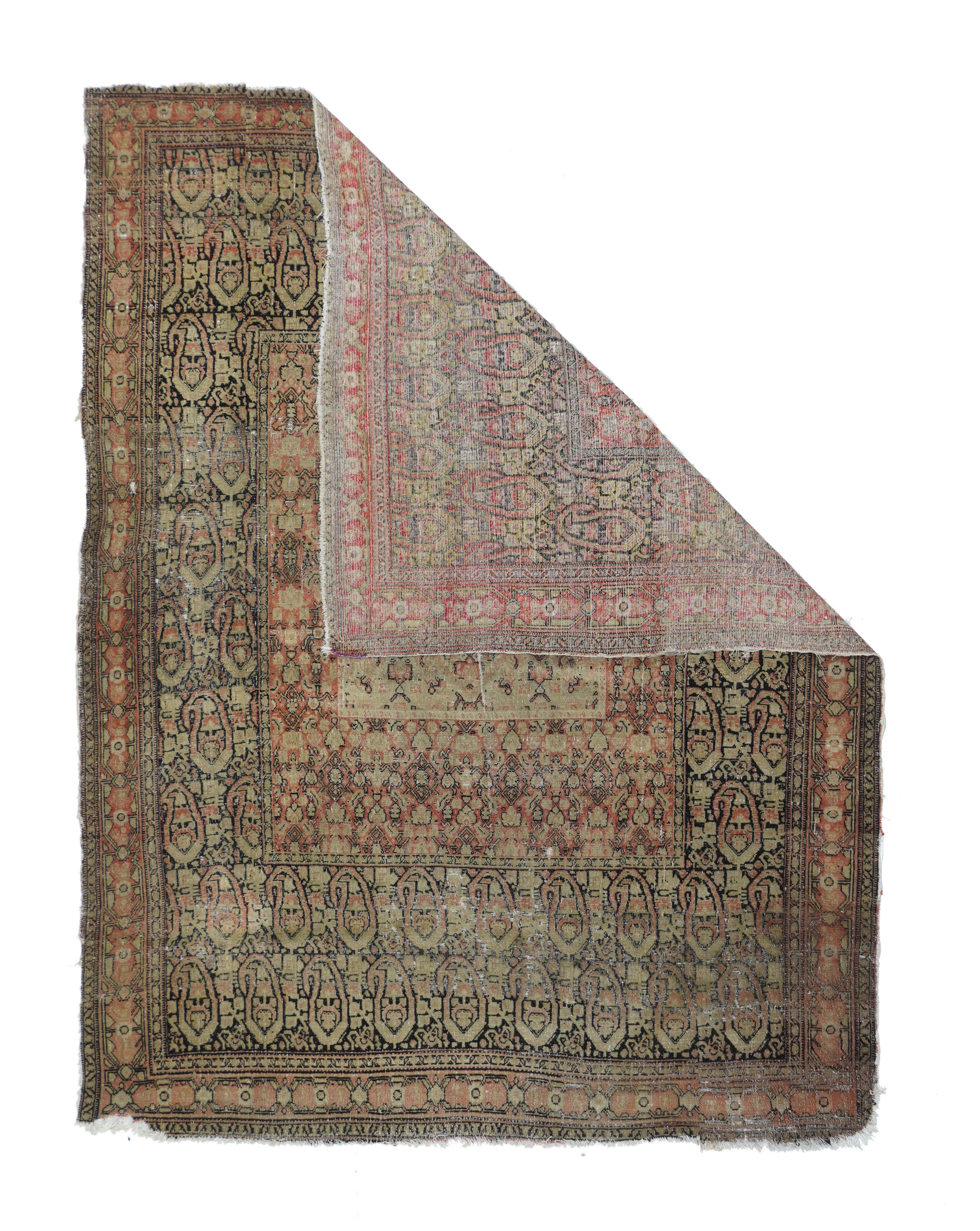 Antique Senneh Rug 3'3'' x 5'6''
