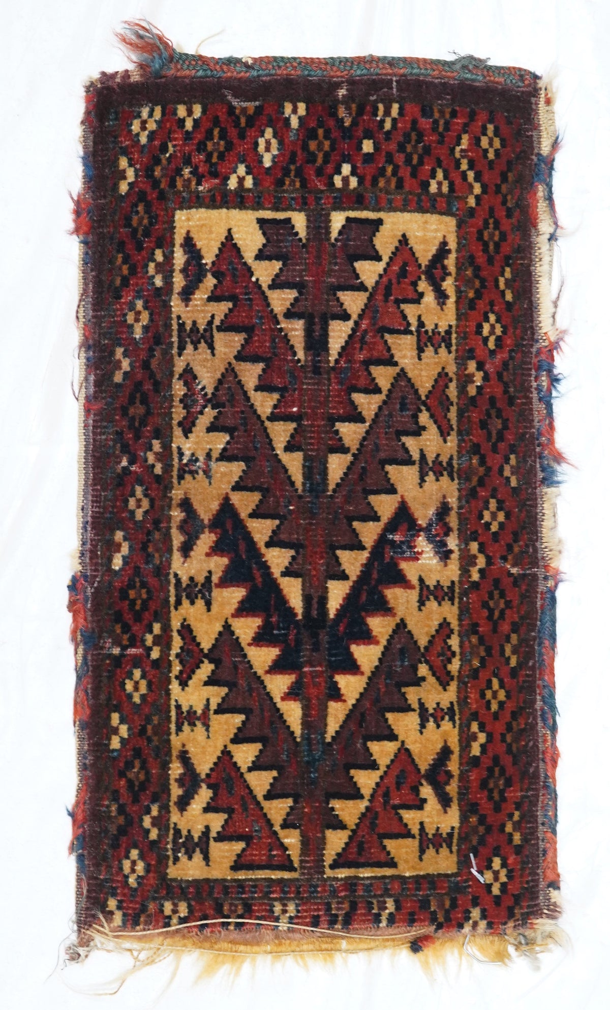 Antique Yamud Rug 1' x 1'7''