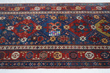 Antique Kazak Rug 4'2'' x 8'0"