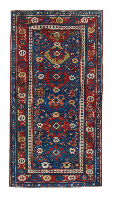Antique Kazak Rug 4'2'' x 8'0