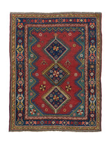 Antique Kurdish Rug 3'3'' x 4'1''