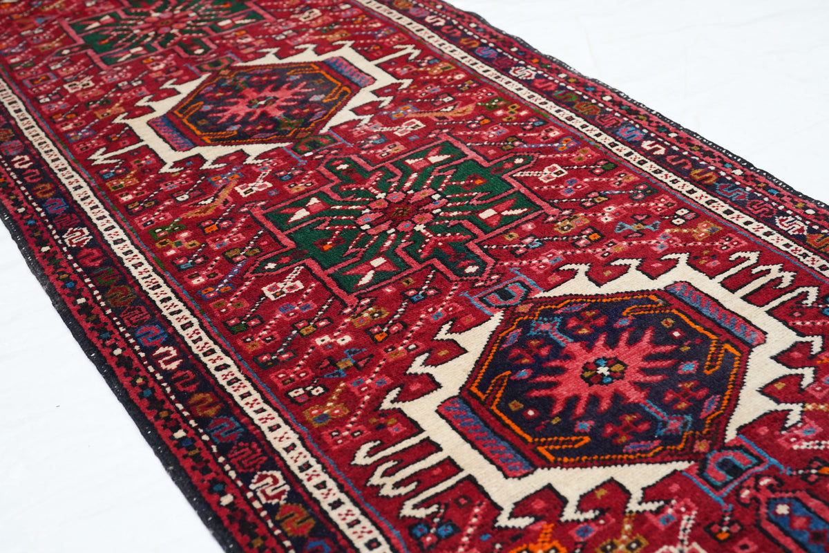 Vintage  Karajeh Long Rug 2'8'' x 9'6''