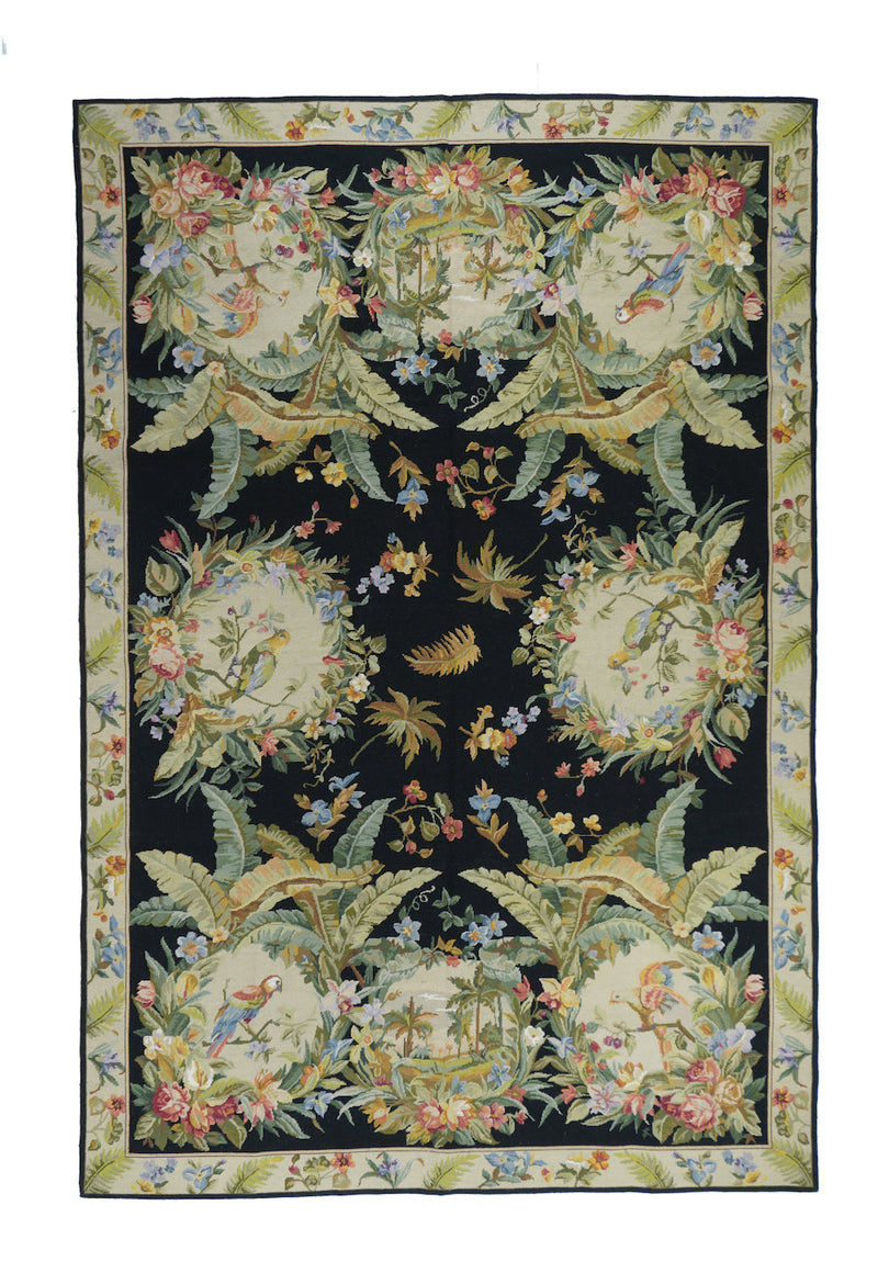 French Aubusson Design Rug 6'0'' x 9'0''
